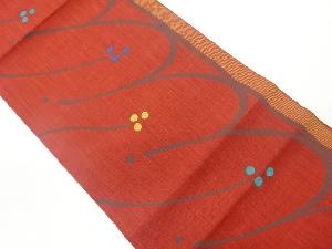 抽象模様織出し名古屋帯